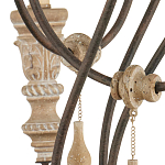 Люстра с состаренными резными элементами Big Graceful Profile варинант исполнения - 2 | Loft Concept в Ижевске