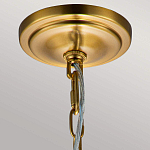 Подвесной светильник латунного цвета с прозрачным стеклянным плафоном Feiss варинант исполнения - 3 | Loft Concept в Ижевске