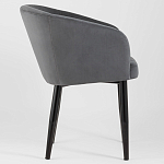 Мягкое кресло на металлических ножках Shaggy Dark Grey варинант исполнения - 2 | Loft Concept в Ижевске