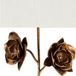 Бра с  каркасом в виде цветков розы и тканевым абажуром Flowers and Fox Roses варинант исполнения - 2 | Loft Concept в Ижевске