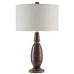 Настольная лампа из мрамора с тканевым абажуром Seductress варинант исполнения - 3 | Loft Concept в Ижевске