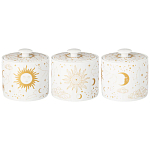 Чайный сервиз из фарфора с рисунком звезд и созвездий на 6 персон 14 предметов Porcelain Astronomy Collection варинант исполнения - 2 | Loft Concept в Ижевске