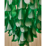 Люстра из стеклянных зеленых лепестков Petalled Illuminator варинант исполнения - 6 | Loft Concept в Ижевске