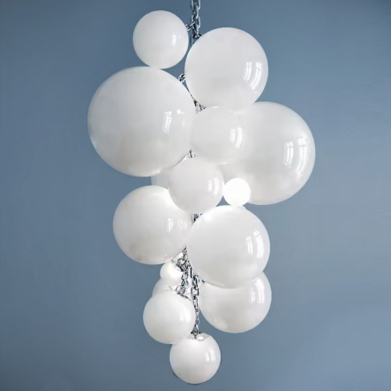 Люстра Grape Balls Белое стекло Белый Люстра Grape Balls Белое стекло Белый в Ижевске | Loft Concept