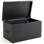 Деревянный сундук из массива манго Mango Chest Black варинант исполнения - 2 | Loft Concept в Ижевске