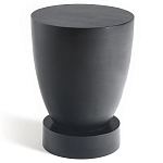 Приставной столик из массива манго Tom-tom Black варинант исполнения - 1 | Loft Concept в Ижевске