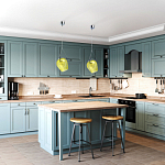 Подвесной светильник со стеклянном плафоном в форме бокала Kaleido варинант исполнения - 33 | Loft Concept в Ижевске