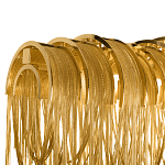 Люстра подвесная с металлическими цепочками и изогнутыми металлическими дугами 72 см Atlantis Chain варинант исполнения - 20 | Loft Concept в Ижевске