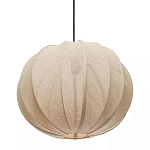 Подвесной светильник с бежевым тканевым абажуром Modern Textured Table Lamp варинант исполнения - 2 | Loft Concept в Ижевске