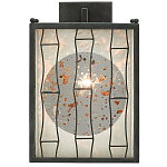 Бра с круглой зеркальной вставкой с эффектом ржавчины Stunning Radiance варинант исполнения - 2 | Loft Concept в Ижевске