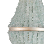 Люстра с каскадом из стеклянных декоративных элементов Shining Sea Glass варинант исполнения - 1 | Loft Concept в Ижевске