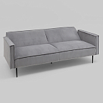 Диван современный вельветовый прямой Worcester Серый варинант исполнения - 4 | Loft Concept в Ижевске