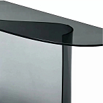 Консоль дымчатого цвета с изогнутым основанием Arabesque варинант исполнения - 1 | Loft Concept в Ижевске