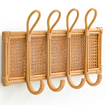 Настенная вешалка из ротанга Wila Wall Hanger M варинант исполнения - 1 | Loft Concept в Ижевске