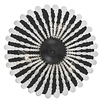 Потолочный светильник круглый с стеклянными бусинами Uniformity варинант исполнения - 1 | Loft Concept в Ижевске