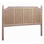 Изголовье кровати коричневое с обивкой из ротанга Olivia Headboard варинант исполнения - 1 | Loft Concept в Ижевске