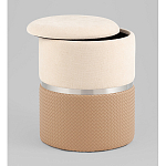 Пуф Mauldine с ящиком бежевый с экокожей варинант исполнения - 2 | Loft Concept в Ижевске