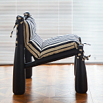 Кресло черно-белое со съемными подушками Celebrity варинант исполнения - 6 | Loft Concept в Ижевске