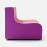 Дизайнерское кресло зеленое Poltronova Sofo Verosa Green Pink Armchair варинант исполнения - 7 | Loft Concept в Ижевске