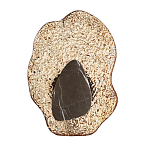 Бра с волнообразным стеклянным плафоном и вставкой из мрамора Liquid Stone варинант исполнения - 6 | Loft Concept в Ижевске