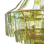 Люстра круглая каскадная Explosion of Green Shades зеленое стекло варинант исполнения - 1 | Loft Concept в Ижевске