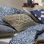 Постельное белье темно-синего цвета с рисунком Blossom Essence Sophie варинант исполнения - 6 | Loft Concept в Ижевске