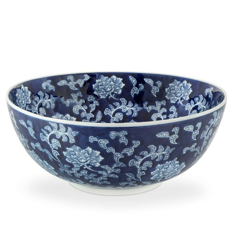 Салатник Bowl Chinoiserie Белый Синий в Ижевске | Loft Concept 