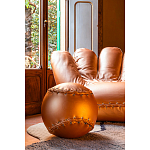 Дизайнерское кожаное кресло в форме руки Poltronova Joe Gold  Armchair варинант исполнения - 5 | Loft Concept в Ижевске