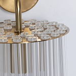 Бра с круглым основанием и длинными прозрачныи стеклянными трубками Nembus варинант исполнения - 4 | Loft Concept в Ижевске