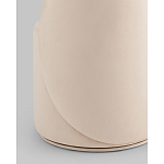 Пуф Loreen со спинкой вращающийся велюр молочный варинант исполнения - 3 | Loft Concept в Ижевске