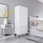 Комод белый с 4-мя дверцами на металлических ножках SPARK MULTIPURPOSE CABINET WHITE варинант исполнения - 2 | Loft Concept в Ижевске