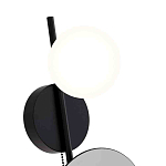 Бра с матовым плафоном в форме шара и зеркальной плоской панелью Lunar Echo  варинант исполнения - 1 | Loft Concept в Ижевске