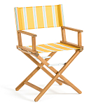 Кресло режиссерское из акации и ткани Geneva варинант исполнения - 6 | Loft Concept в Ижевске