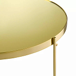 Кофейный столик овальный золотой Modern Mirror Gold Table варинант исполнения - 3 | Loft Concept в Ижевске