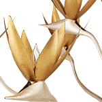 Люстра с плафонами в виде цветов Golden Bird of Paradise варинант исполнения - 1 | Loft Concept в Ижевске