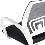 Офисное кресло с основанием из белого пластика Desk chairs Black варинант исполнения - 7 | Loft Concept в Ижевске