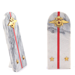 Сувенир Погон МВД из натурального камня мрамор Souvenir Epaulets варинант исполнения - 2 | Loft Concept в Ижевске