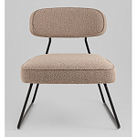 Кресло лаунж Kate букле капучино варинант исполнения - 4 | Loft Concept в Ижевске