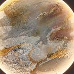 Бра в форме диска черного цвета Borders of Black варинант исполнения - 3 | Loft Concept в Ижевске