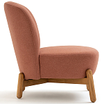 Кресло на деревянных ножках Olguin Pink Chair варинант исполнения - 3 | Loft Concept в Ижевске