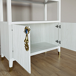 Стеллаж со стеклянными полками Elsa Dreams White варинант исполнения - 4 | Loft Concept в Ижевске