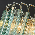 Дизайнерская люстра AQUA Blue Lagoon бирюзовое стекло несколько ярусов варинант исполнения - 4 | Loft Concept в Ижевске