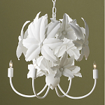 Люстра белая в виде цветков шиповника White Rosehip Flower варинант исполнения - 3 | Loft Concept в Ижевске