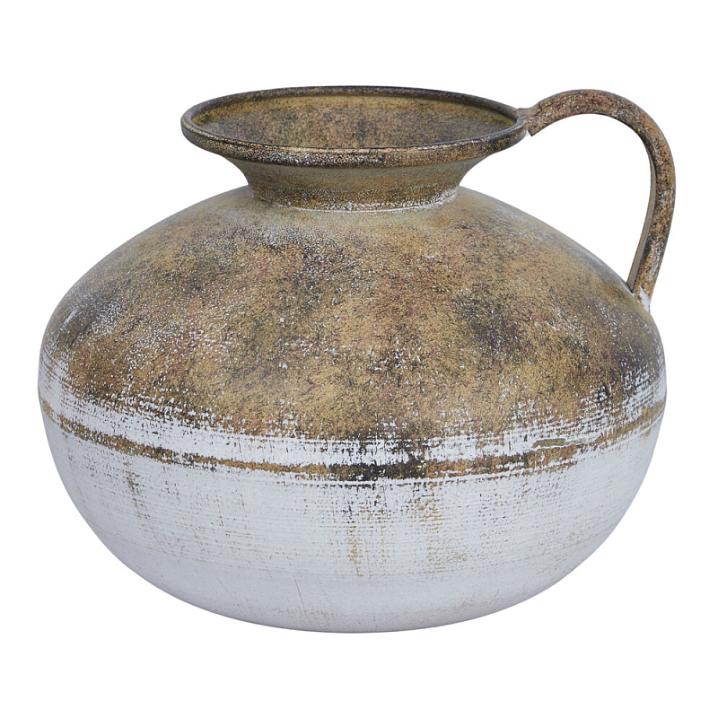 Ваза металлическая с ручкой Bygone Era  в Ижевске | Loft Concept 