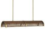 Люстра линейная полукруглой формы Wooden Horseshoe варинант исполнения - 4 | Loft Concept в Ижевске