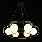 Люстра подвесная круглая с белыми плафонами Martin варинант исполнения - 3 | Loft Concept в Ижевске