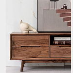 Тумба под телевизориз массива дерева TV Stand made of Walnut Wood варинант исполнения - 3 | Loft Concept в Ижевске