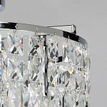 Потолочный светильник круглый с прозрачными подвесками Lunet варинант исполнения - 13 | Loft Concept в Ижевске