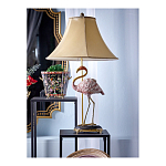 Настольная лампа с абажуром Розовый Фламинго Porcelain Flamingo Lamp варинант исполнения - 2 | Loft Concept в Ижевске