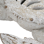 Статуэтка краб с детализированной текстурой в белом цвете Marine Accessories варинант исполнения - 3 | Loft Concept в Ижевске